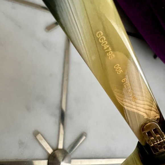 RARE AUTHENTIC Gucci Aviator Seasonal “Icon Collection” Sunglasses - Picture 6 of 7